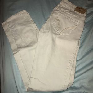 hollister white skinny jeans